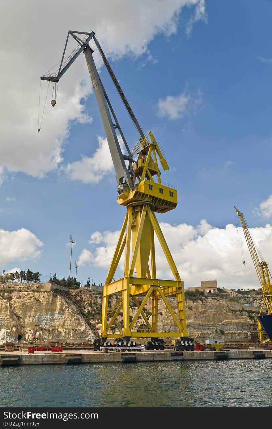 The harbour crane