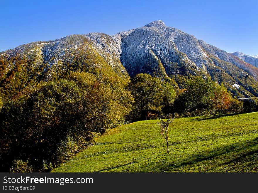 Autumn in the mountains