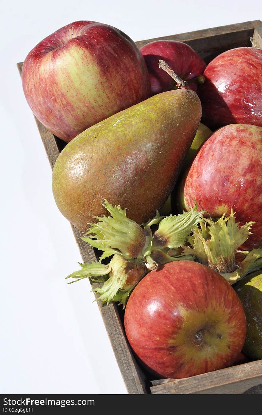 Basket of seasonal fruit