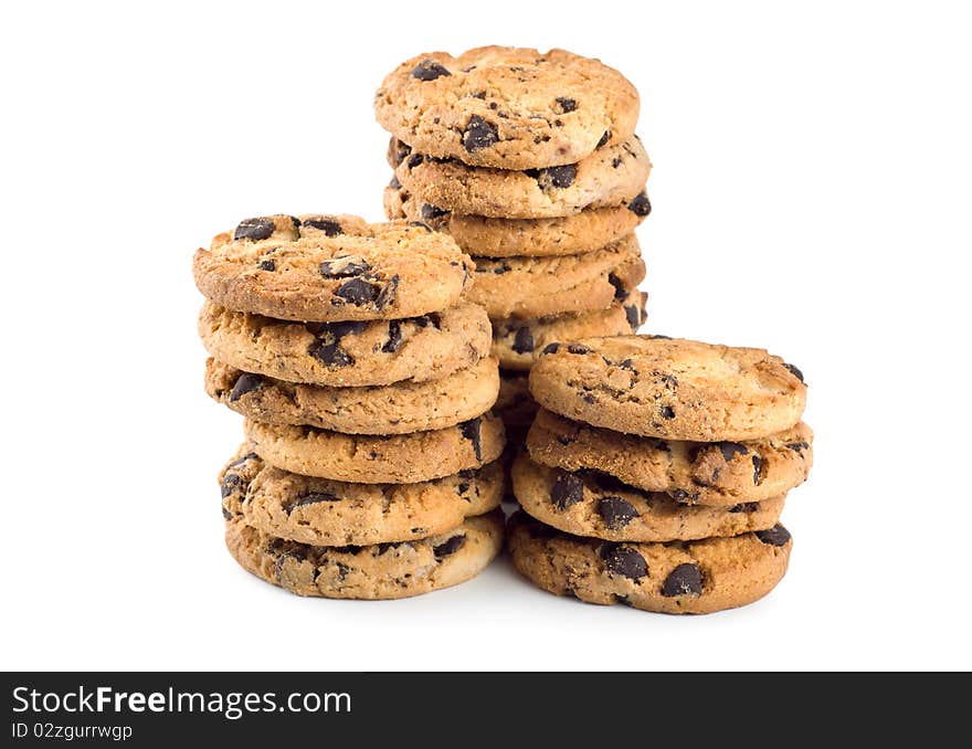 Three stacks cookies