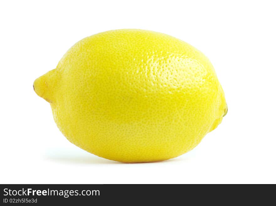 Lemon isolated on a white background