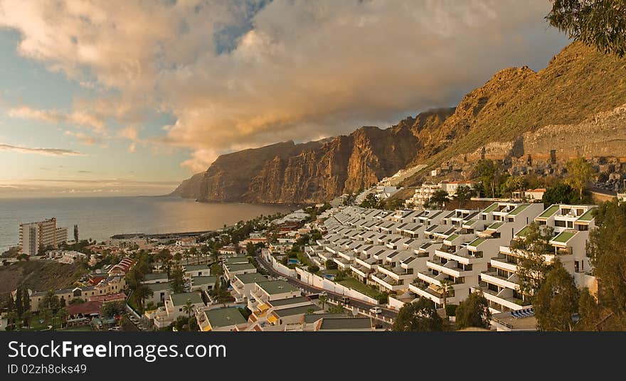 Panorama of Los Gigantes