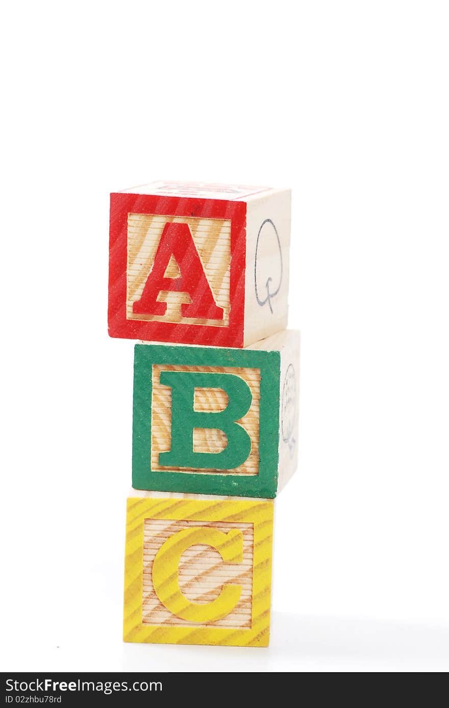 Letter Wood Blocks