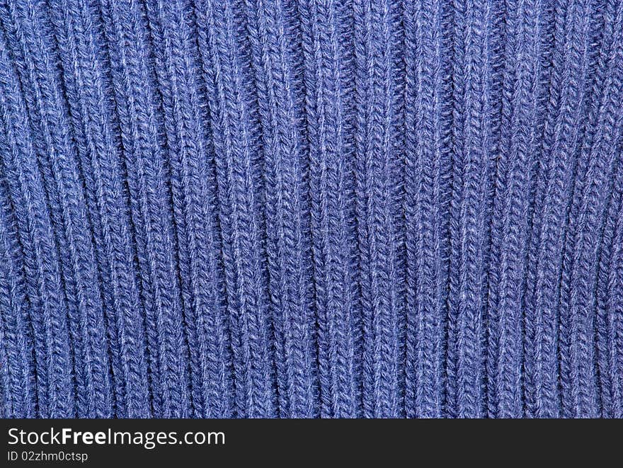 Blue woven sweater striped texture. Blue woven sweater striped texture