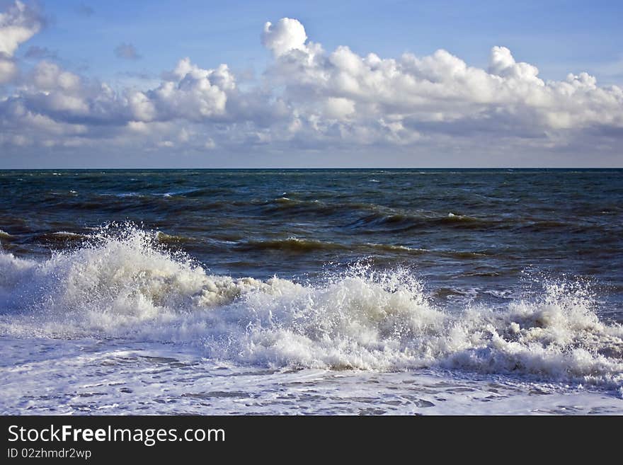 storm waves