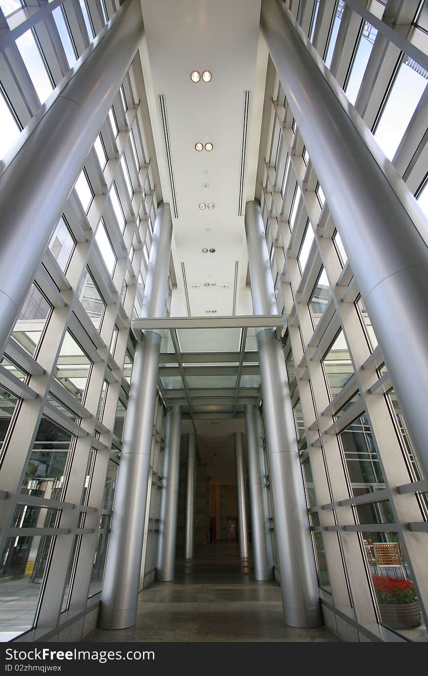 corridor in modern building