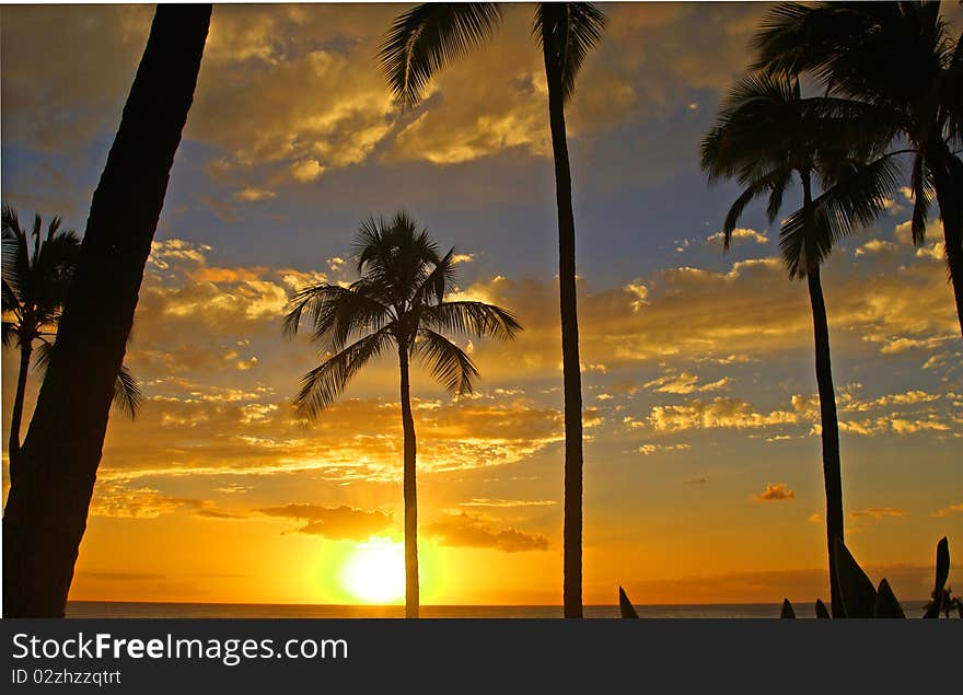 Hawaiian Sunset Beautiful