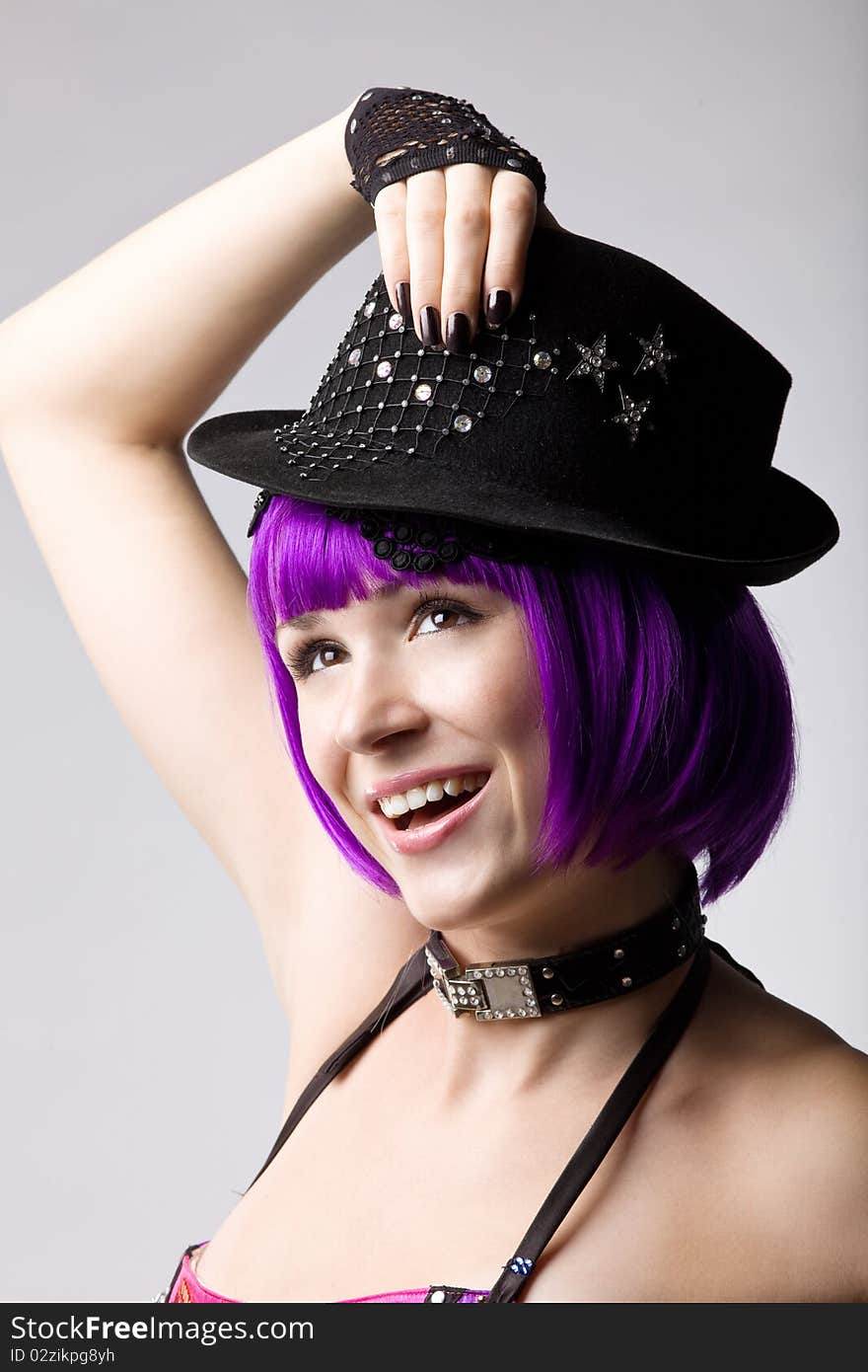 Beauty Disco Girl In Hat