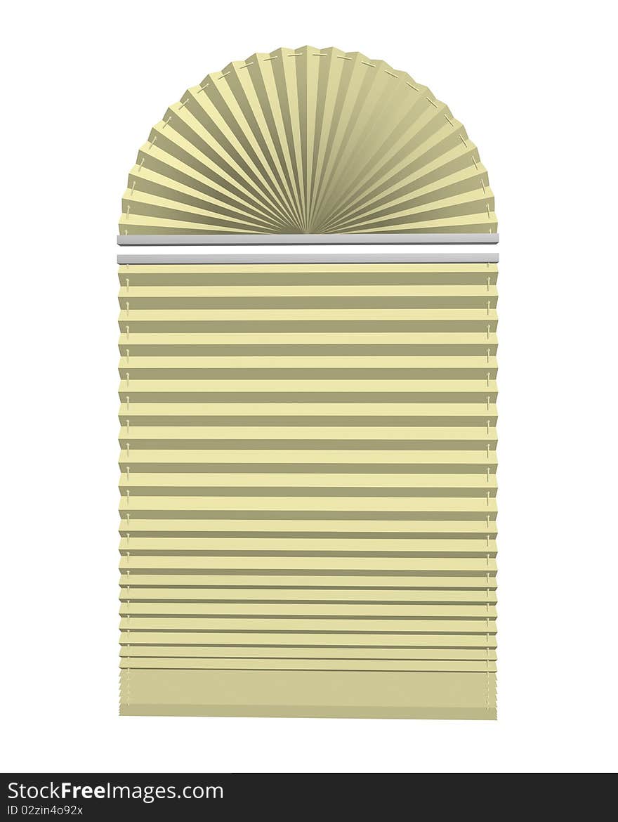 Window blinds 3d max of white.