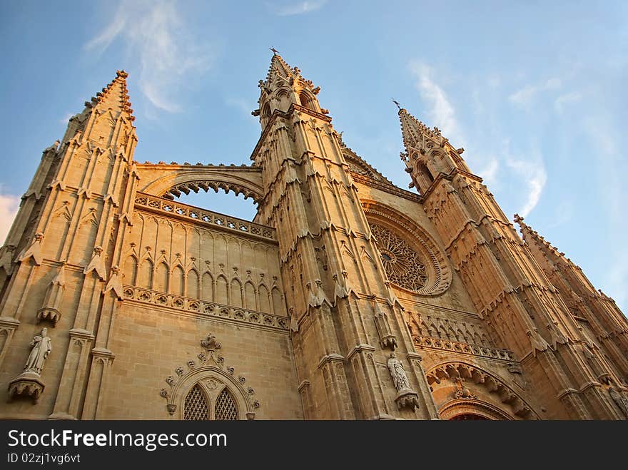 Gothic Cathedral of Palma de Majorca (Balearic Islands - Spain)