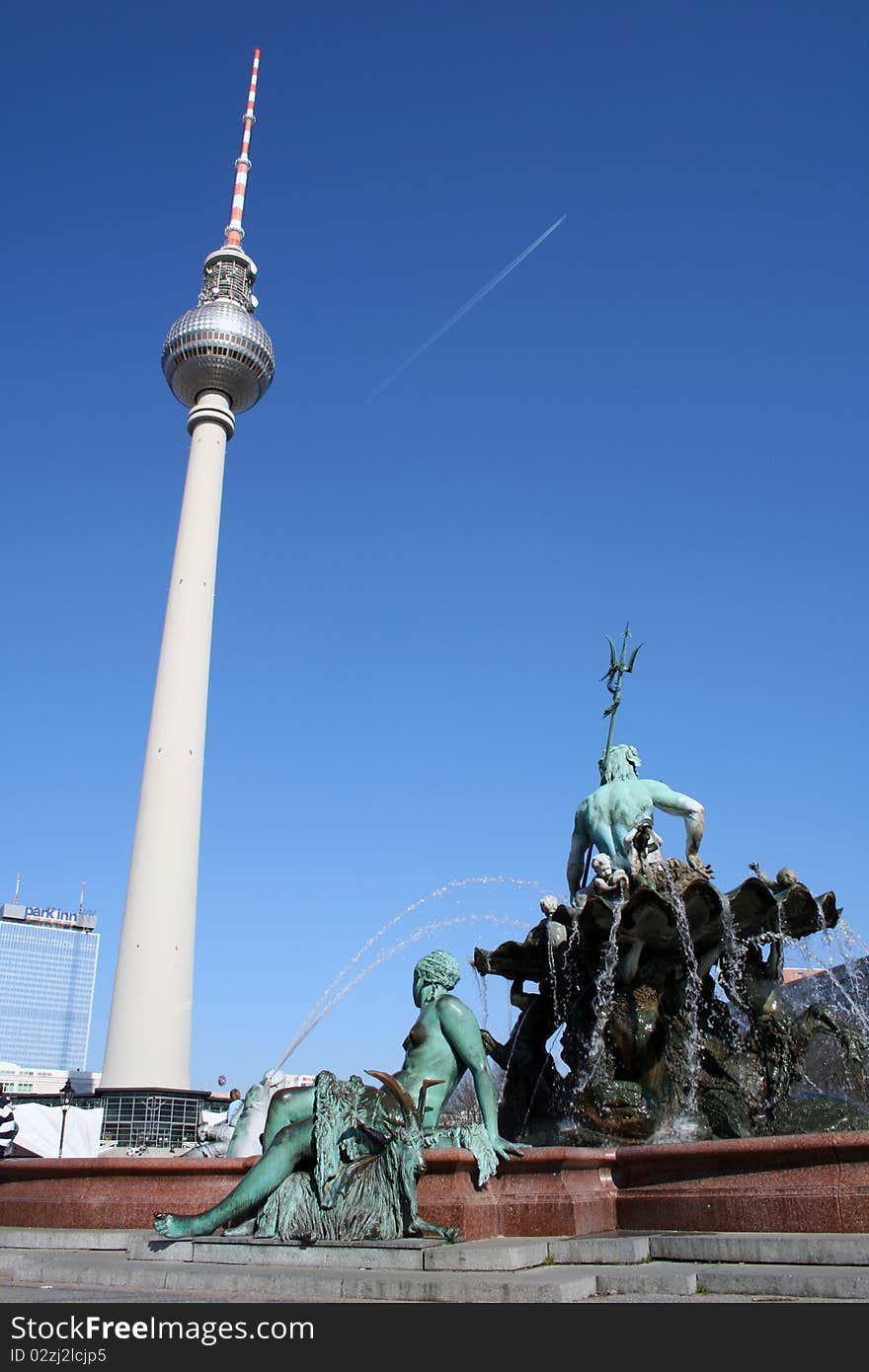 This is the famous fernsehturm in Berlin / Germany