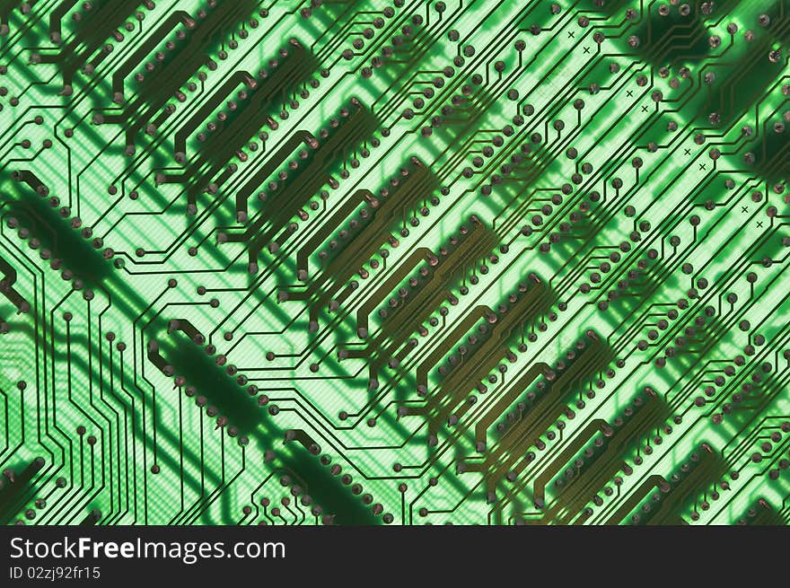 Fragment Of Electronic Components