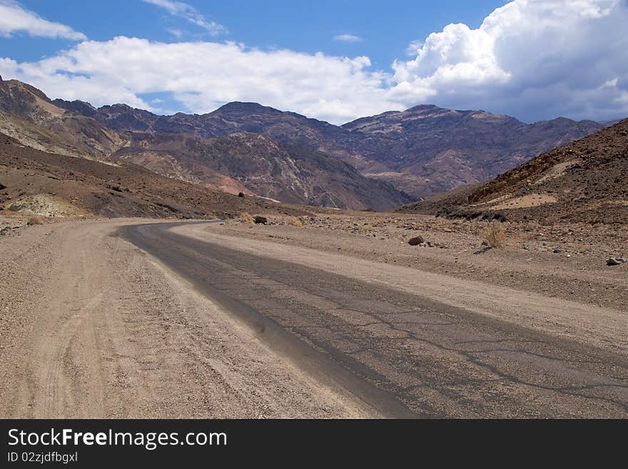 Artists Drive road, Death Valley National Park