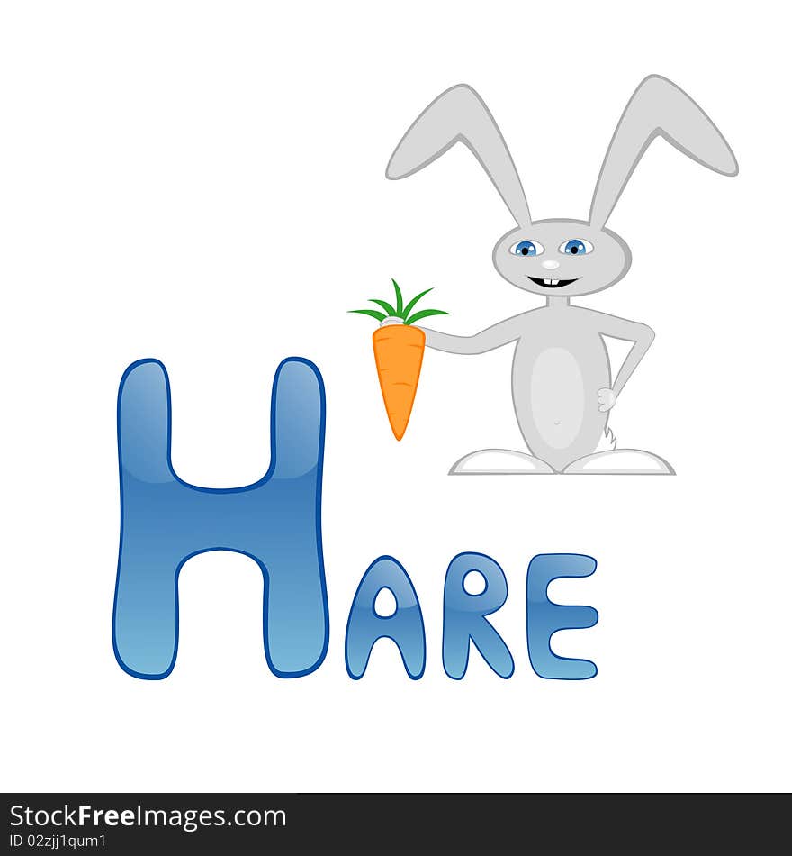 Funny Alphabet - Letter H