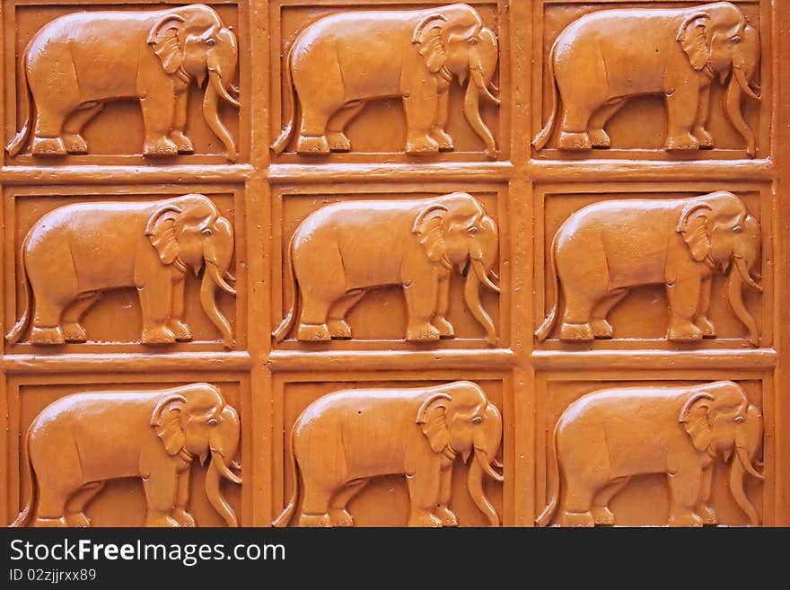 Elephant wall