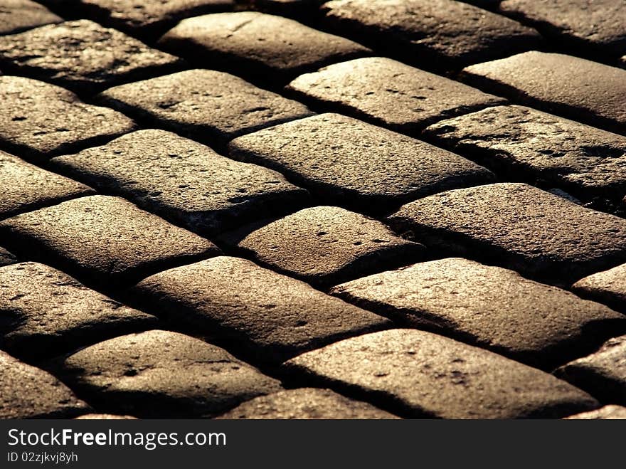 Cobblestone Pavement Texture