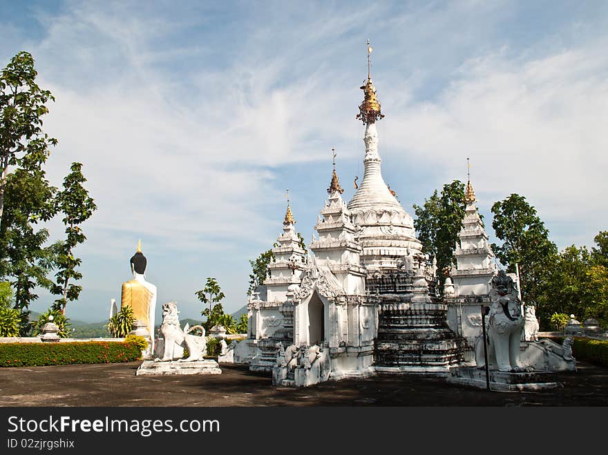 Wat thai in maehongson, thailand