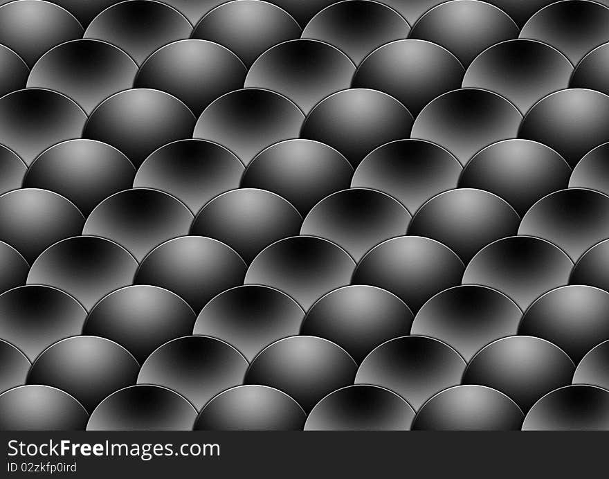 Illustration of simple black white background