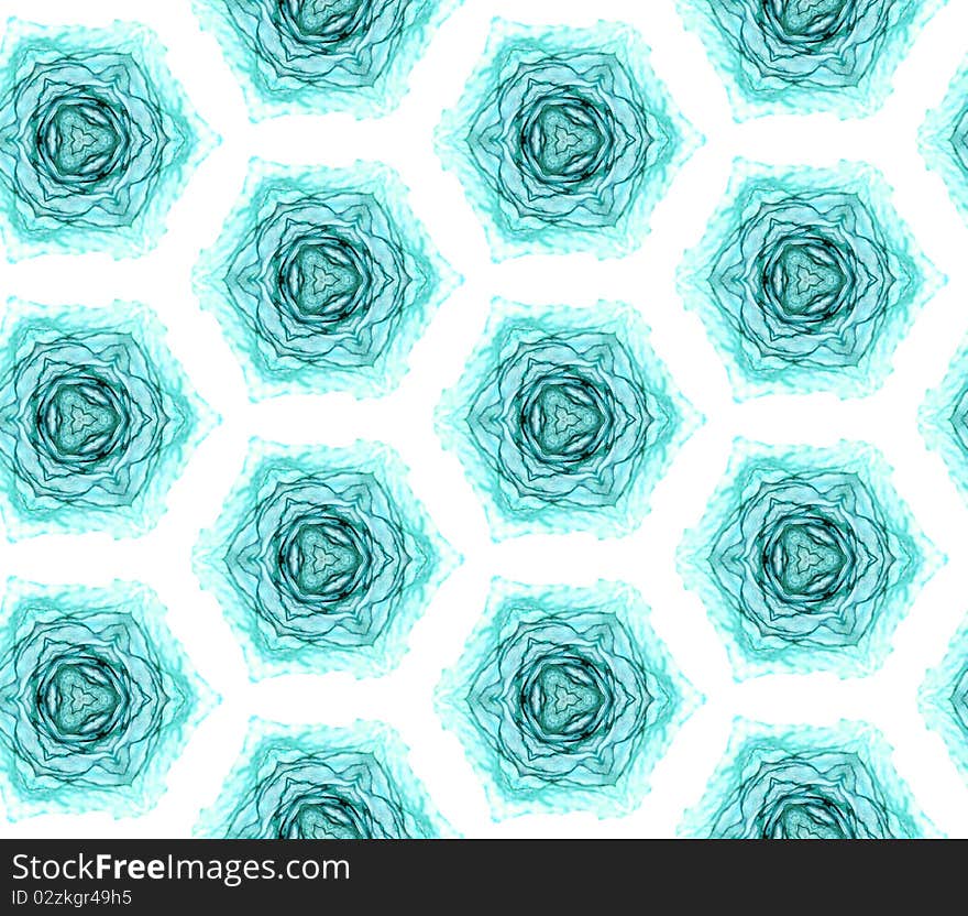 Seamless abstract pattern in light blue and white