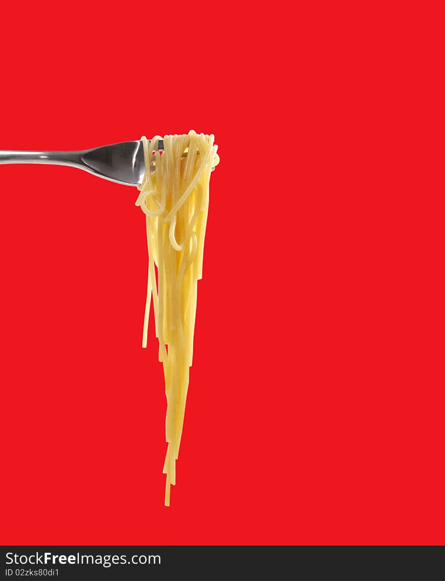 Spaghetti With Fork