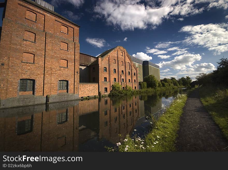 Canalside factory