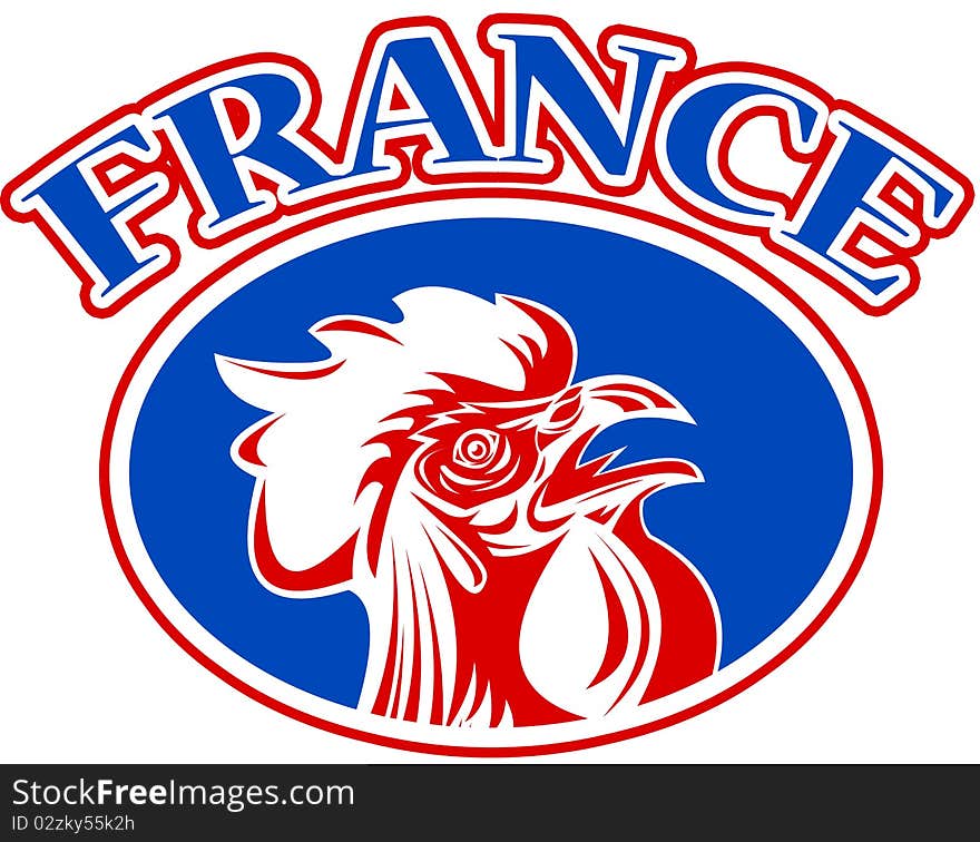 French Mascot Rooster France