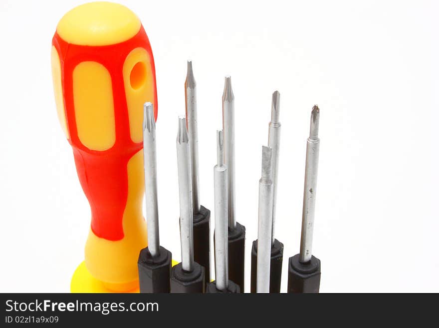 Set of screw-drivers