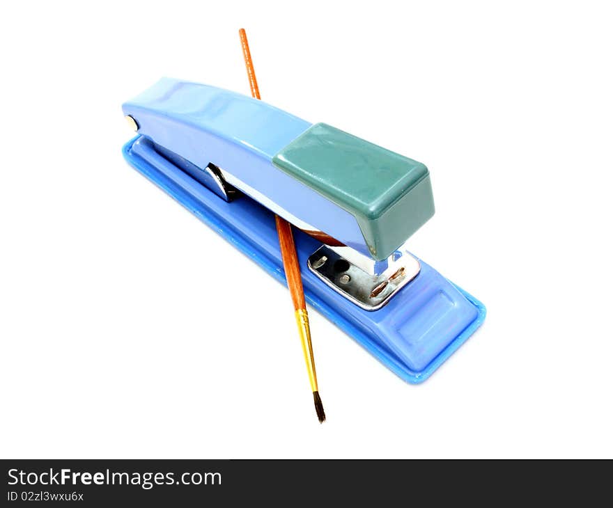 Stapler And Brush