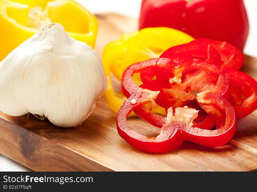 Red and Yellow Peppers