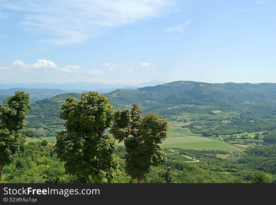 View Of The Mountain Valley