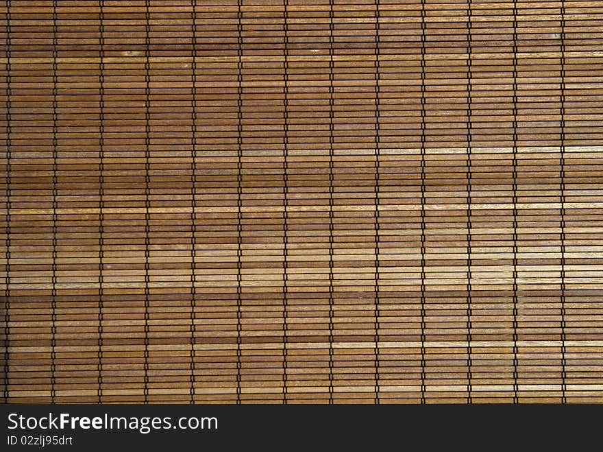 Close up of bamboo mat background. Close up of bamboo mat background