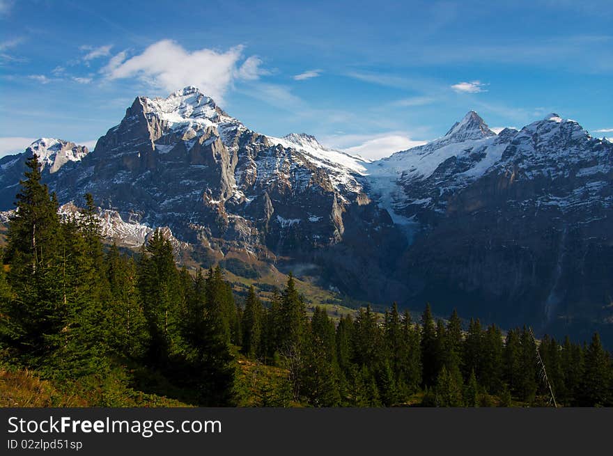 Jungfraw massive, Swiss Alps