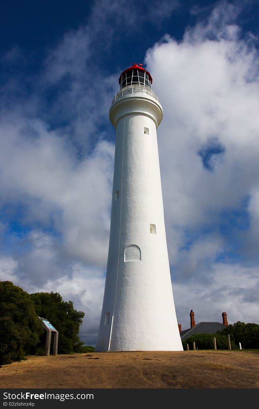 Lighthouse on great ocean road