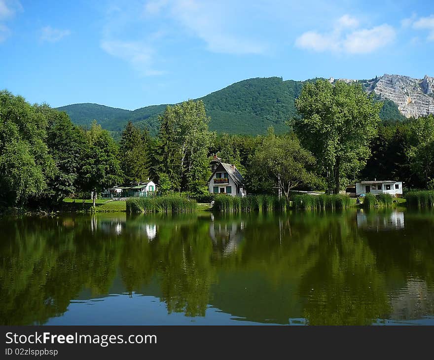 Holiday Houses On A Lakeside