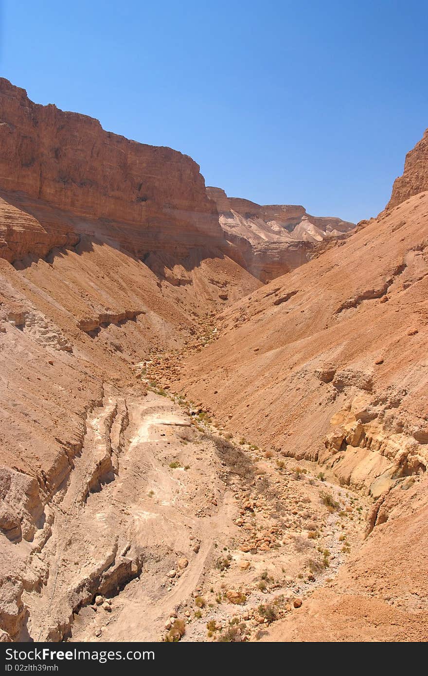 Desert valley landscape