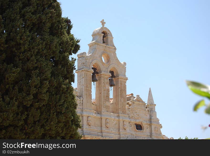 Arkadi Monastary in Crete, Greece. Arkadi Monastary in Crete, Greece