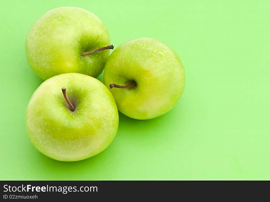 Green apples