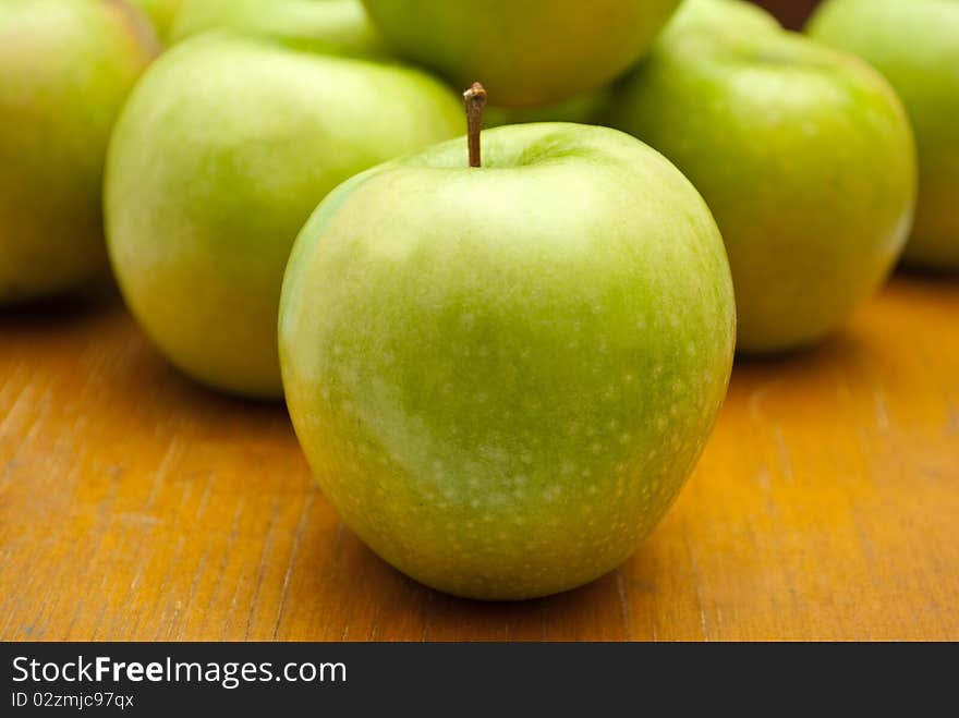 Green apples