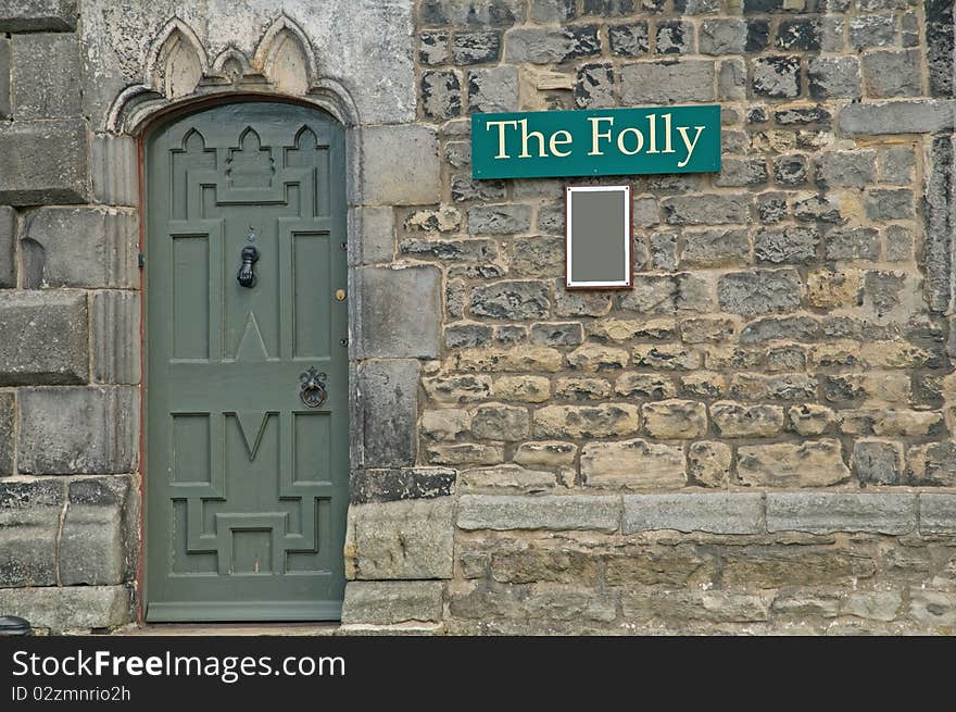 Doorway to the folly