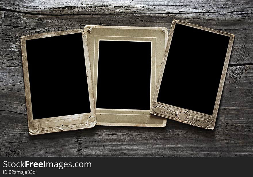 Photo On Wooden Background