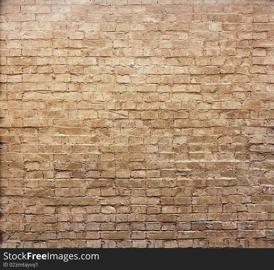 Old brick wall, vintage texture