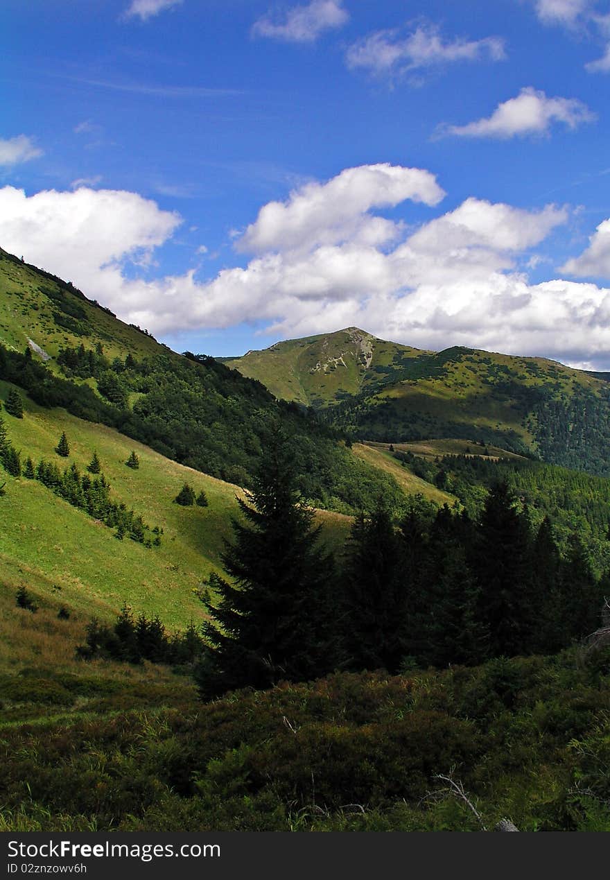 Krivan mountain in the mountains Fatra Slovak Republic. Krivan mountain in the mountains Fatra Slovak Republic.