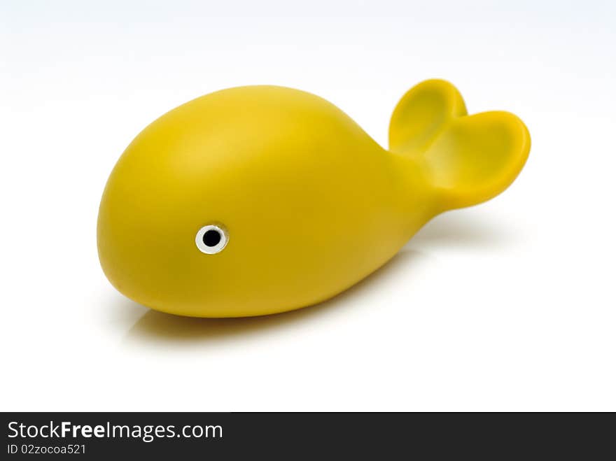 Whale floating yellow rubber soft. Whale floating yellow rubber soft