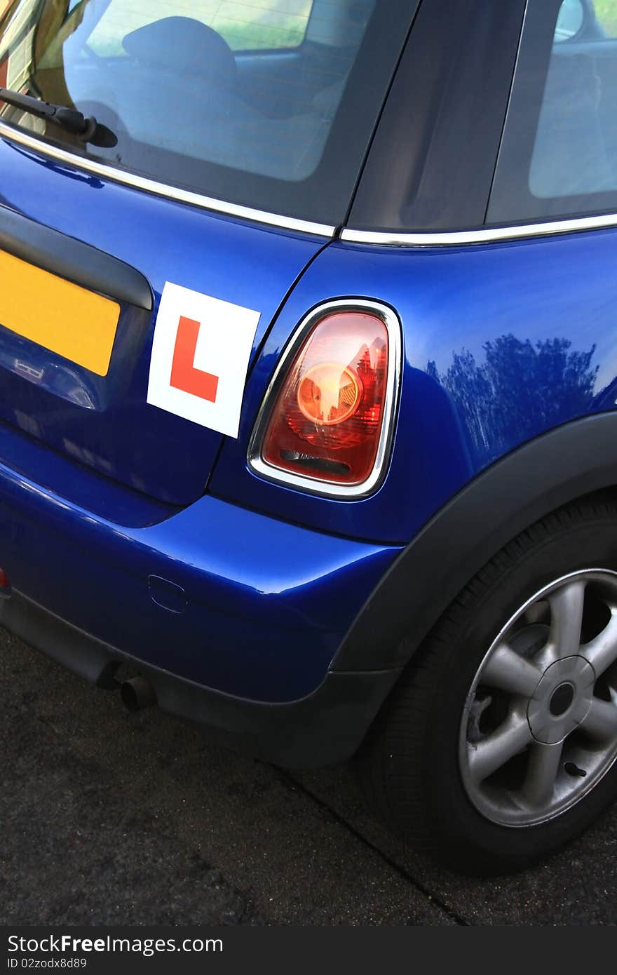 Image of a lerner car in London. Image of a lerner car in London