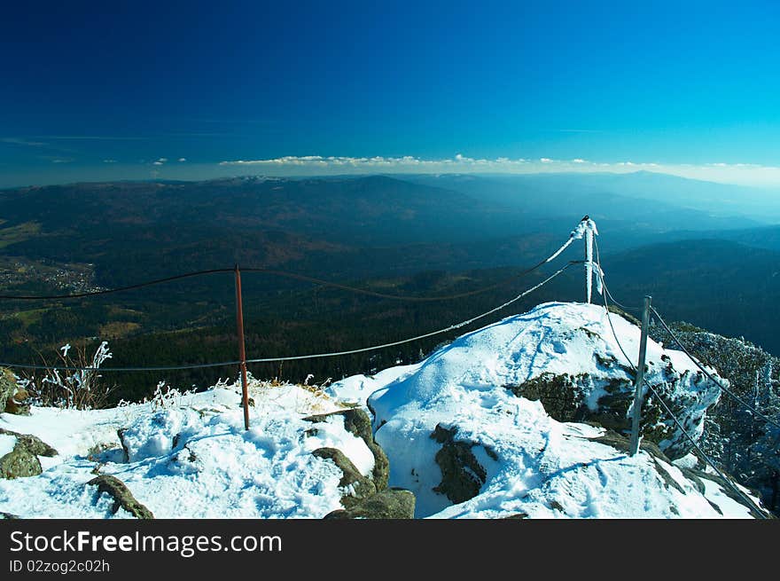 Nice landscape on winter day. Nice landscape on winter day