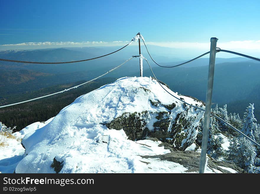 Nice landscape on winter day. Nice landscape on winter day