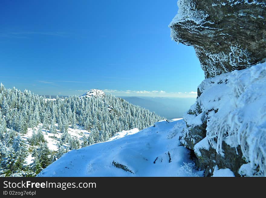 Nice landscape on winter day. Nice landscape on winter day