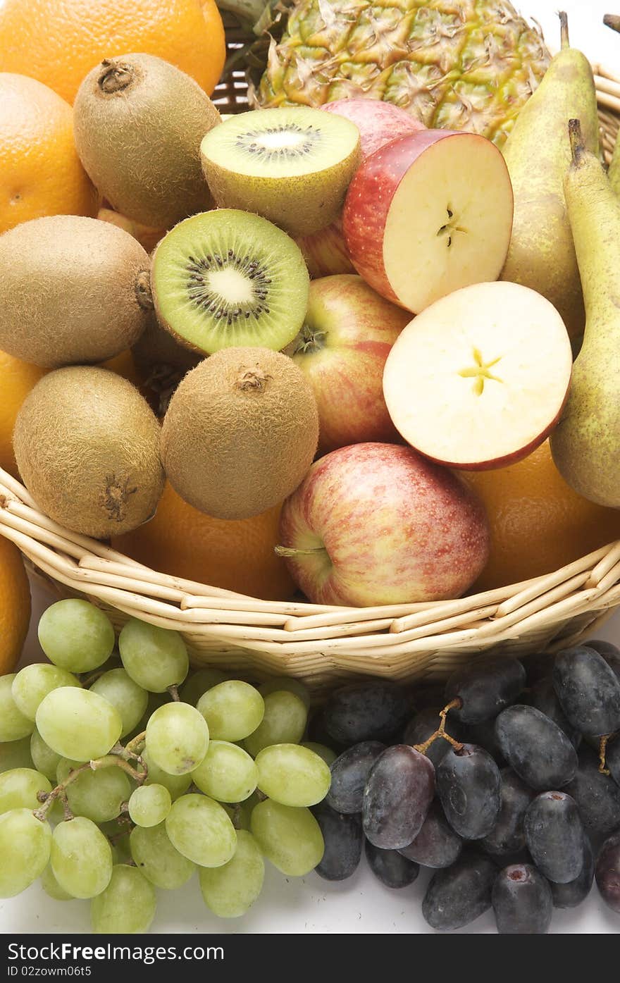 Large Basket Of Fruit