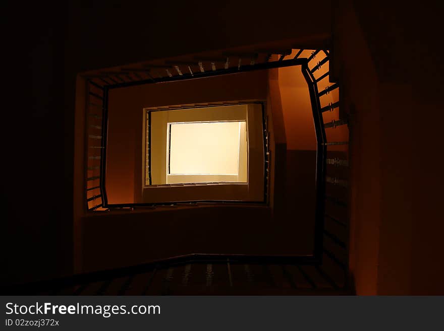 The Staircase In An Old House