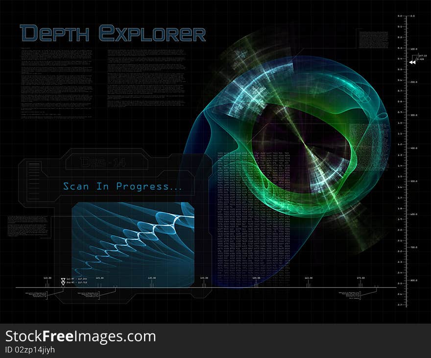 Depth Explorer Technology Wallpaper